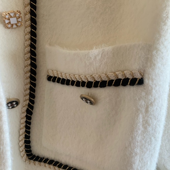 Elegant white jacket size S/M - Picture 5 of 8